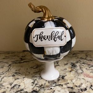 Designer Inspired Hand Painted Pumpkin